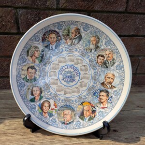 Wedgwood Årskalendertallrik Millennium 2000 Konst & Musik