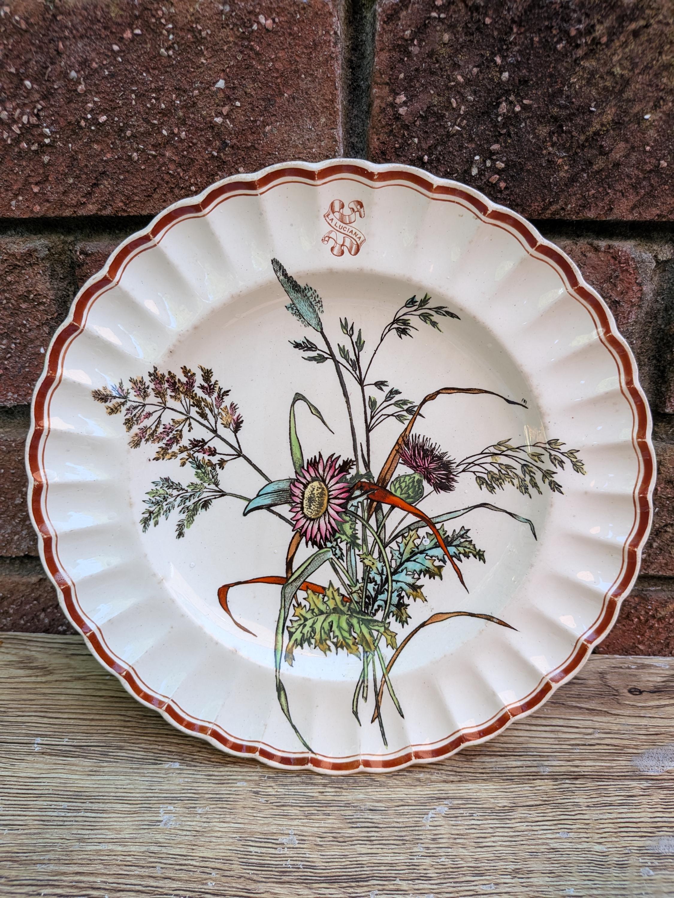 ANTIQUE F&C OSLER LONDON PORCELAIN 鑑賞用皿 Osler London - Etsy