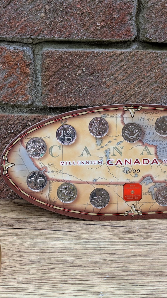 Collectible Millennium Canada 1999 Royal Canadian Mint Coin Set - Etsy