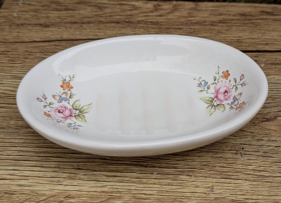 Vintage Porcelain Soap Dishnull