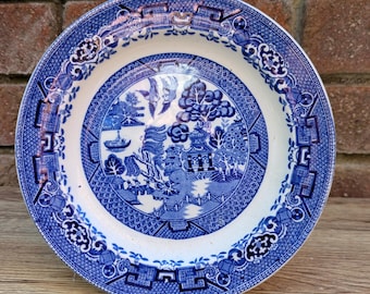 wood＆sons ウッド＆ソンズ ブルーウィロー WOOD & SONS ブルーウィロープレート ENGLAND - メルカリ