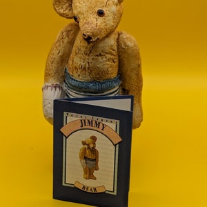 Peter Fagan Colourbox Miniatures Teddy Bear &quot;Jimmy&quot;