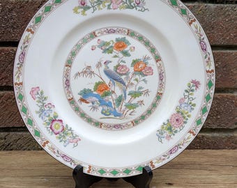 WEDGWOOD “KUTANI Crane” Dinner Plate – Bone China, Multicolor
