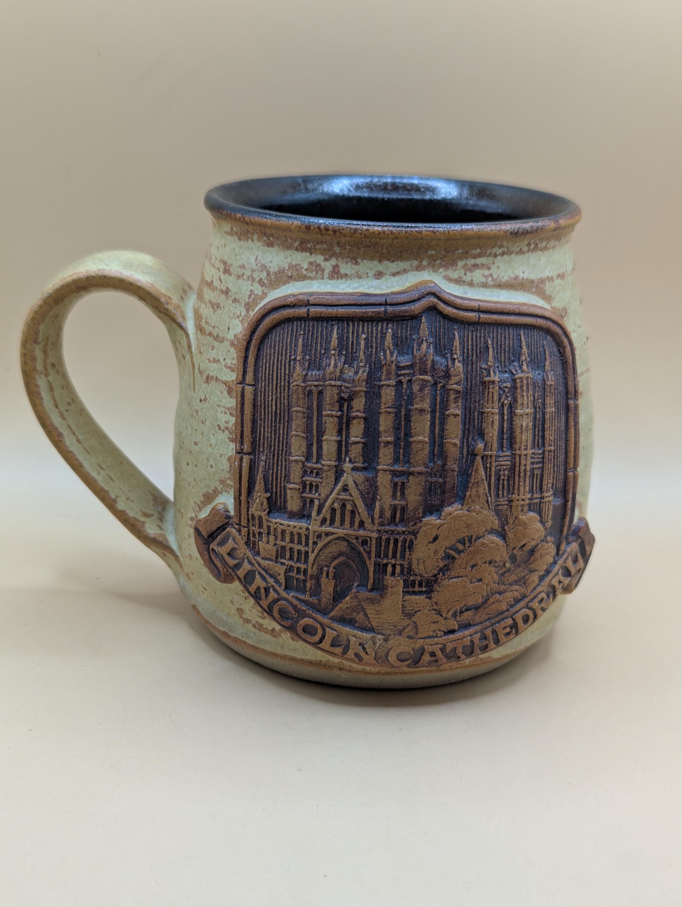 ヴィンテージ エンボス加工 リンカーン大聖堂 スタジオ 陶器