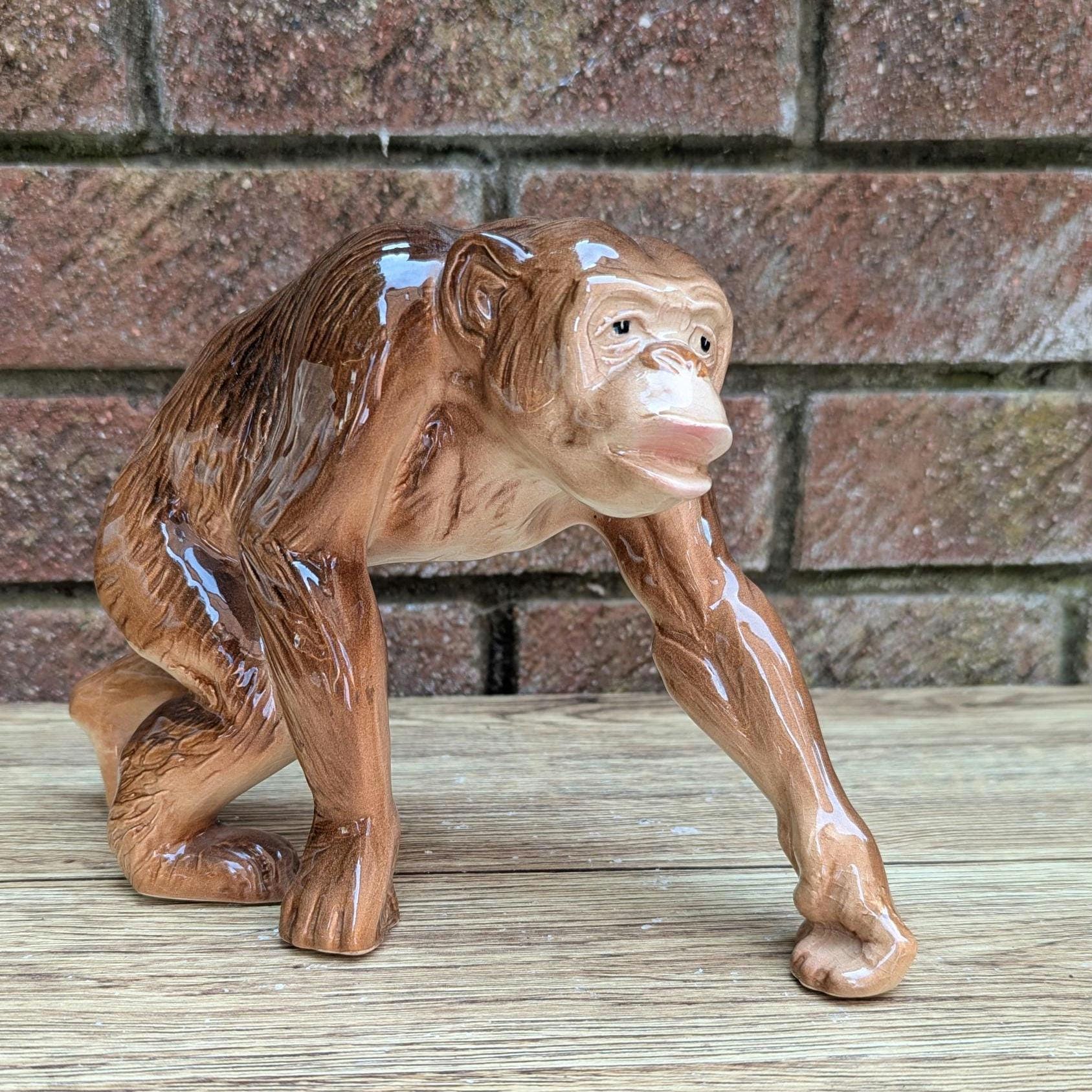 C.1960 Melba Ware Chimpanzee Figurine – H. A. Wain & Sons