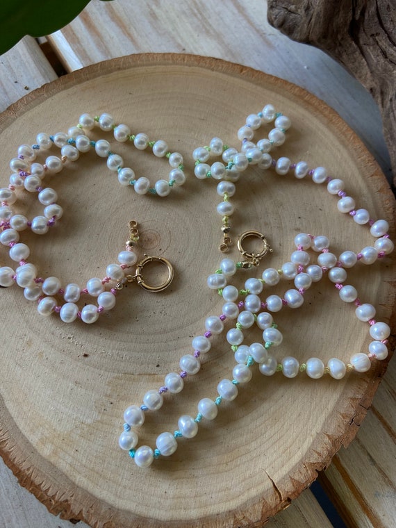 Beautiful Design Handmake South Sea White Pearl Necklace 17