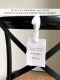 Deckled Edge Reserved Seating Tag With Ribbon | Customizable product logo