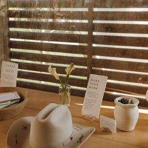 Deckled Edge Wedding Signage | Customizable image 3