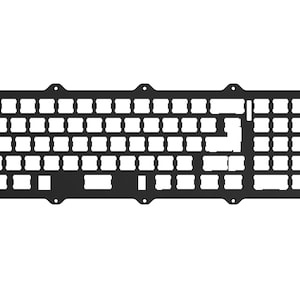 Precision Cut TheKey.Company MOLLY POM Plate For Keyboard Modding, Mechanical Keyboard Switch Plate, Switch Plate For Deeper Sound
