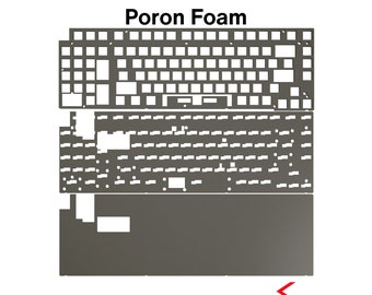 Premium Keychron Q12/Q12 MAX Poron Foam Kit For Keyboard Modding, High Quality Acoustic Foam, Modding Foam For Enhancing Keyboard Acoustics