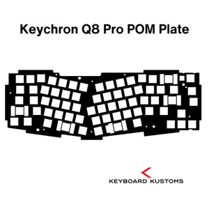 Precision Cut Keychron Q8 Pro/Q8 MAX POM Plate For Keyboard Modding, Mechanical Keyboard Switch Plate, Switch Plate For Deeper Sound