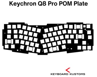 Precision Cut Keychron Q8 Pro/Q8 MAX POM Plate For Keyboard Modding, Mechanical Keyboard Switch Plate, Switch Plate For Deeper Sound