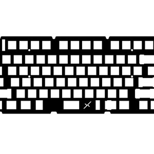 Precision Cut Primus 75 POM Plate For Keyboard Modding, Mechanical Keyboard Switch Plate, Replacement Switch Plate For Deeper Sound