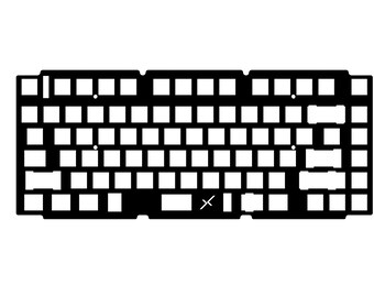 Precision Cut Primus 75 POM Plate For Keyboard Modding, Mechanical Keyboard Switch Plate, Replacement Switch Plate For Deeper Sound