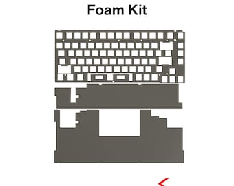 Premium Keychron V1 MAX Poron Foam Kit For Keyboard Modding, High Quality Acoustic Foam, Modding Foam For Enhancing Keyboard Acoustics