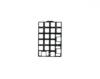 Precision Cut Keychron Q0 POM Plate For Keyboard Modding, Mechanical Keyboard Switch Plate, Replacement Switch Plate For Deeper Sound