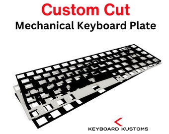 Custom Cut Mechanical Keyboard Plate