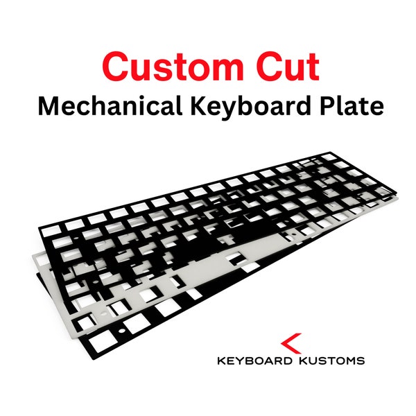 Custom Cut Mechanical Keyboard Plate