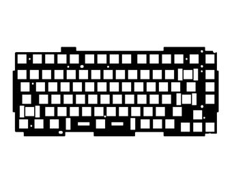 Precision Cut Keychron Q1 HE POM Plate For Keyboard Modding, Mechanical Keyboard Switch Plate, Replacement Switch Plate For Deeper Sound