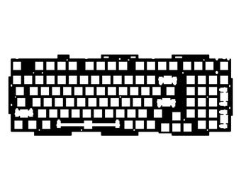 キーボード改造用の精密カットKeychron V5 POM MAXプレート、メカニカルキーボードスイッチプレート、より深いサウンドのための交換用スイッチプレート