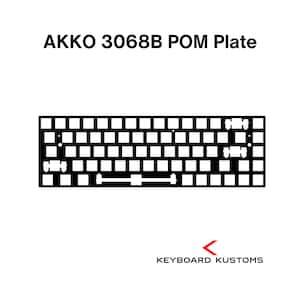 Precision Cut Akko 3068B POM Plate For Keyboard Modding, Mechanical Keyboard Switch Plate, Replacement Switch Plate For Deeper Sound