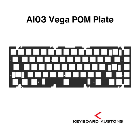 Precision Cut AI03 Vega POM Plate for Keyboard Modding
