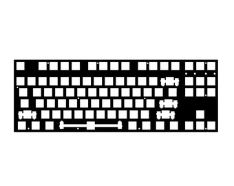 Precision Cut Royal Kludge RK87 POM Plate For Keyboard Modding, Mechanical Keyboard Switch Plate, Replacement Switch Plate For Deeper Sound