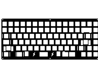 Precision Cut Godspeed 75 POM Plate For Keyboard Modding, Mechanical Keyboard Switch Plate, Replacement Switch Plate For Deeper Sound