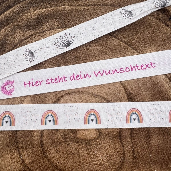 Personalisiertes Band für Glaskerze