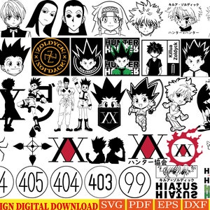 40 Conceptions | Anime Bundle SVG Digital Télécharger | | SVG japonais  | Anime Silhouette SVG | | des personnages d’anime Kawaii svg | Packs Anime svg