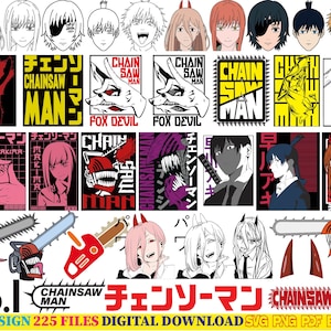 45 Designs | Anime Bundle SVG Digitaler Download | Japanische SVG | | Anime Silhouette SVG | Anime Charakter | Kawaii svg | Anime svg packs