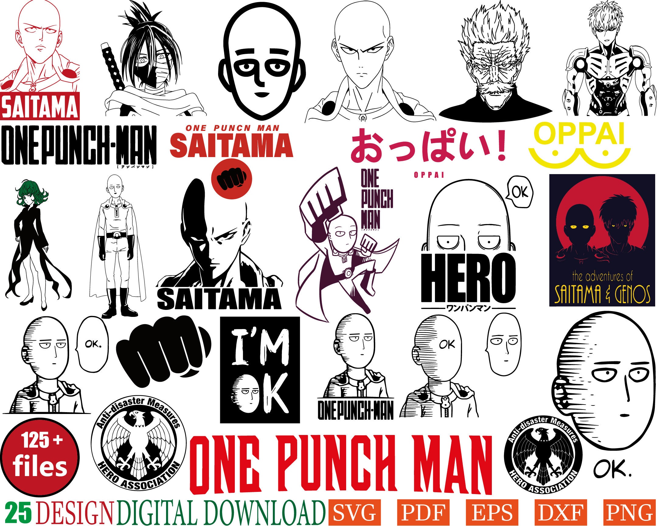 One Punch Man Manga Saitama Id Badge Holder Keychain Lanyard W