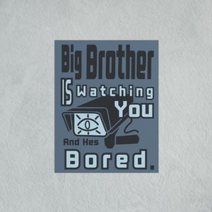 Big Brother is Watching You [ 8 x 10in ]