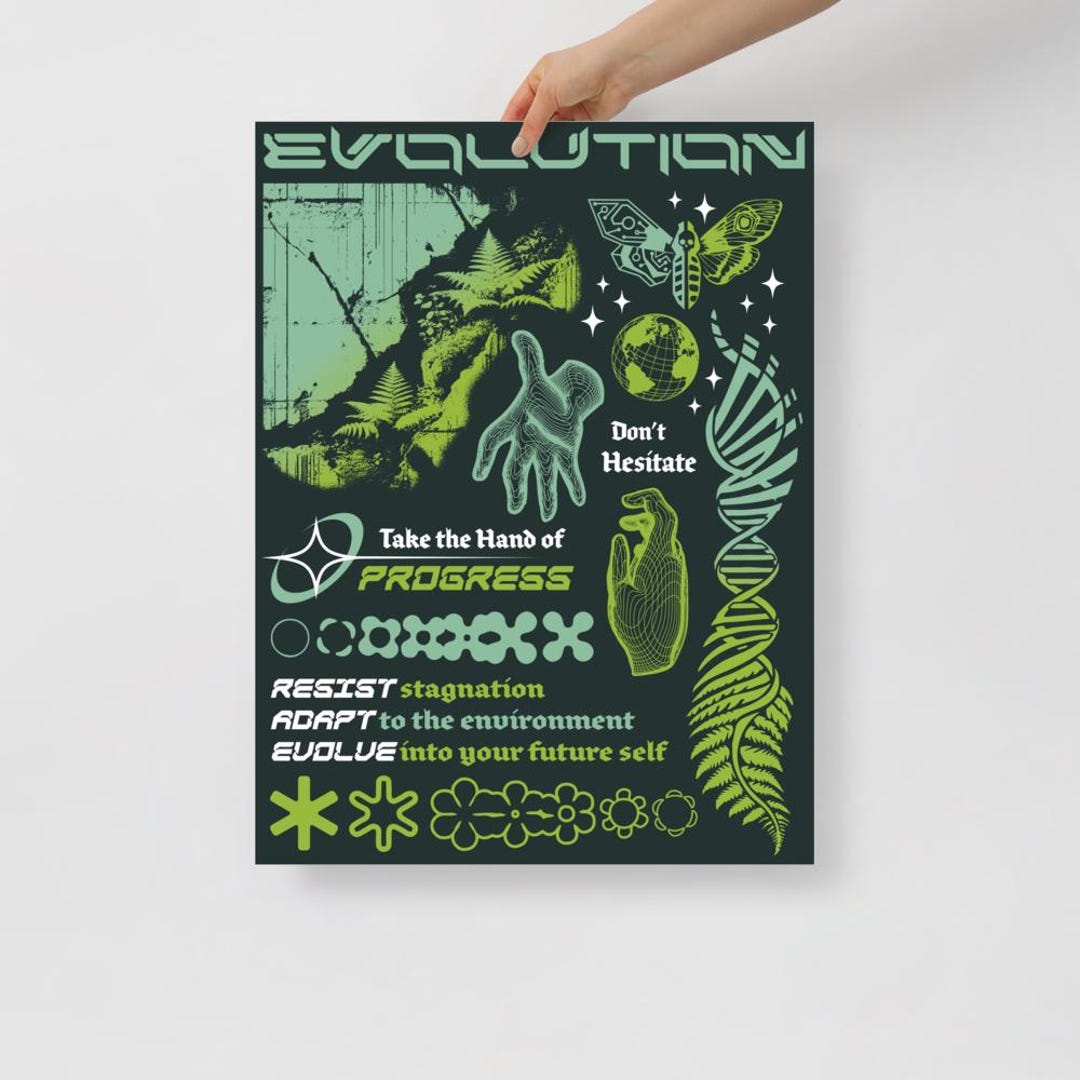 Evolution Poster [9x12in][12x16in][18x24in][24x32in] - Etsy