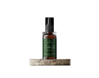 Aceite de ricino 100% puro prensado en frío