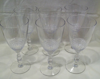 Duncan Miller Teardrop Goblets - Set of 6