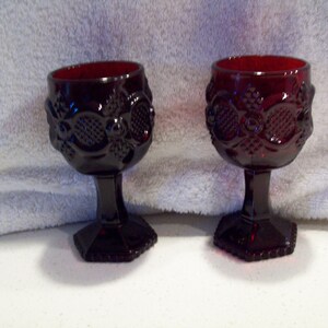 Avon Cape Cod Wine Glasses - Set of 2