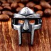MF Doom Ring - Mask Ring | Gladiator / Dr Doom / Silver Hip Hop 