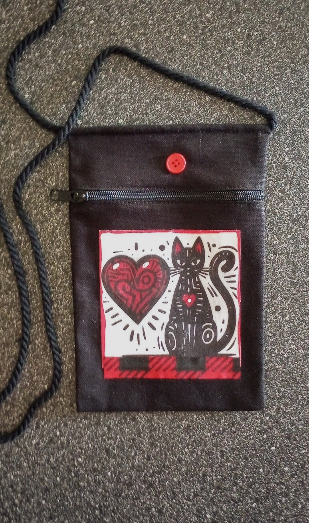 black-cat-pop-art-shoulder-bag-etsy