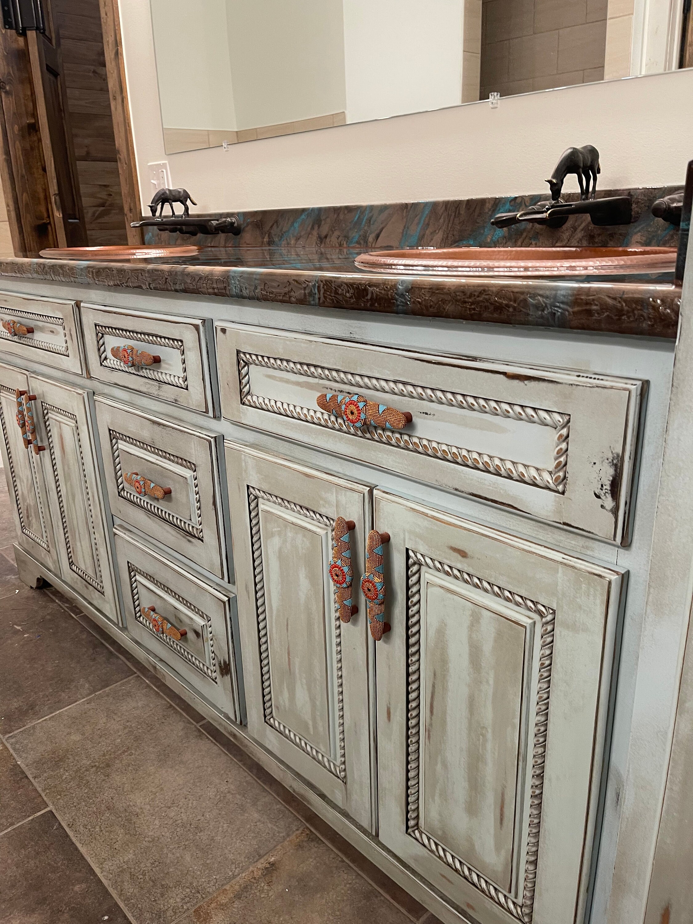 Custom Exotic Dream Countertop: Bathroom Vanity Top or Kitchen Counter ...