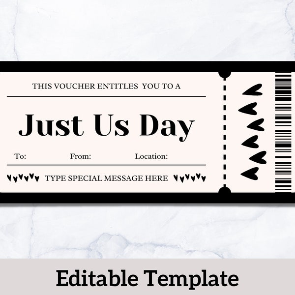 Love Voucher for Him - Etsy