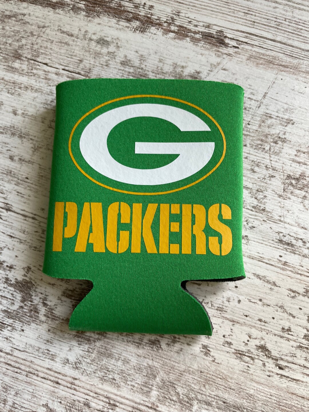 Green Bay Packers Koozie NFL Koozies Go Pack Go Can Etsy