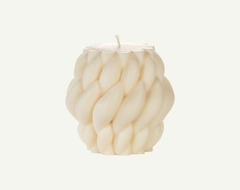 Vela escultura Karla – vela vegana de cera de colza