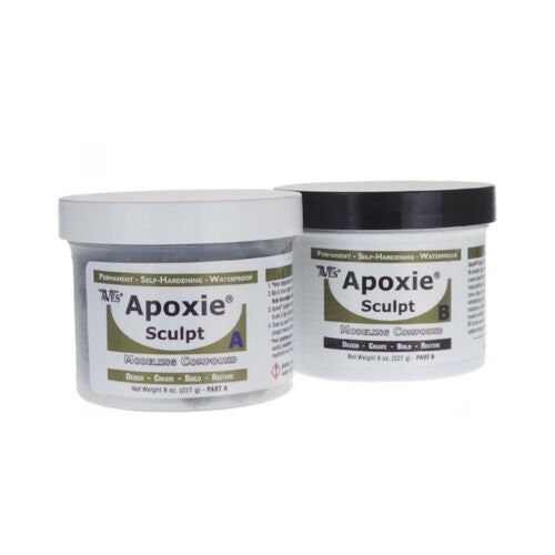 Apoxie Sculpt 1/10 Lb Silver-grey , 2 Part Clay Epoxy Compound by Aves, No  Firing Required 