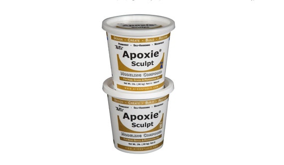 Aves Apoxie Sculpt 2 Part Modeling Compound A & B 4 Pound, Natural 