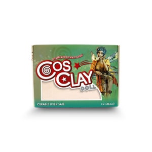 Cosclay Doll - Faerie Light - Medium Firm - Flexible Polymer Clay (8oz)