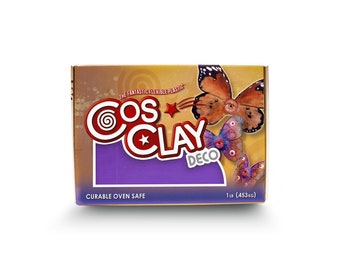 Cosclay Deco - Violet - Flexible Polymer Clay (1lb)
