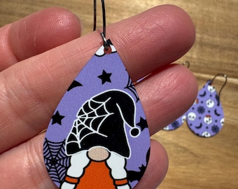 Spooky Gnomes, double sided earrings