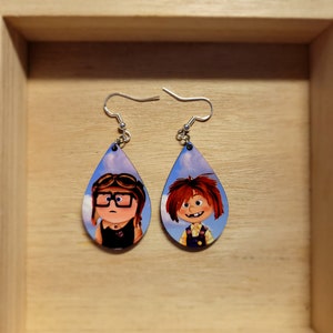 Carl and Ellie earrings, Up