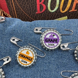 Ellie Soda Pins Set of 6, Ellie Badges - Etsy